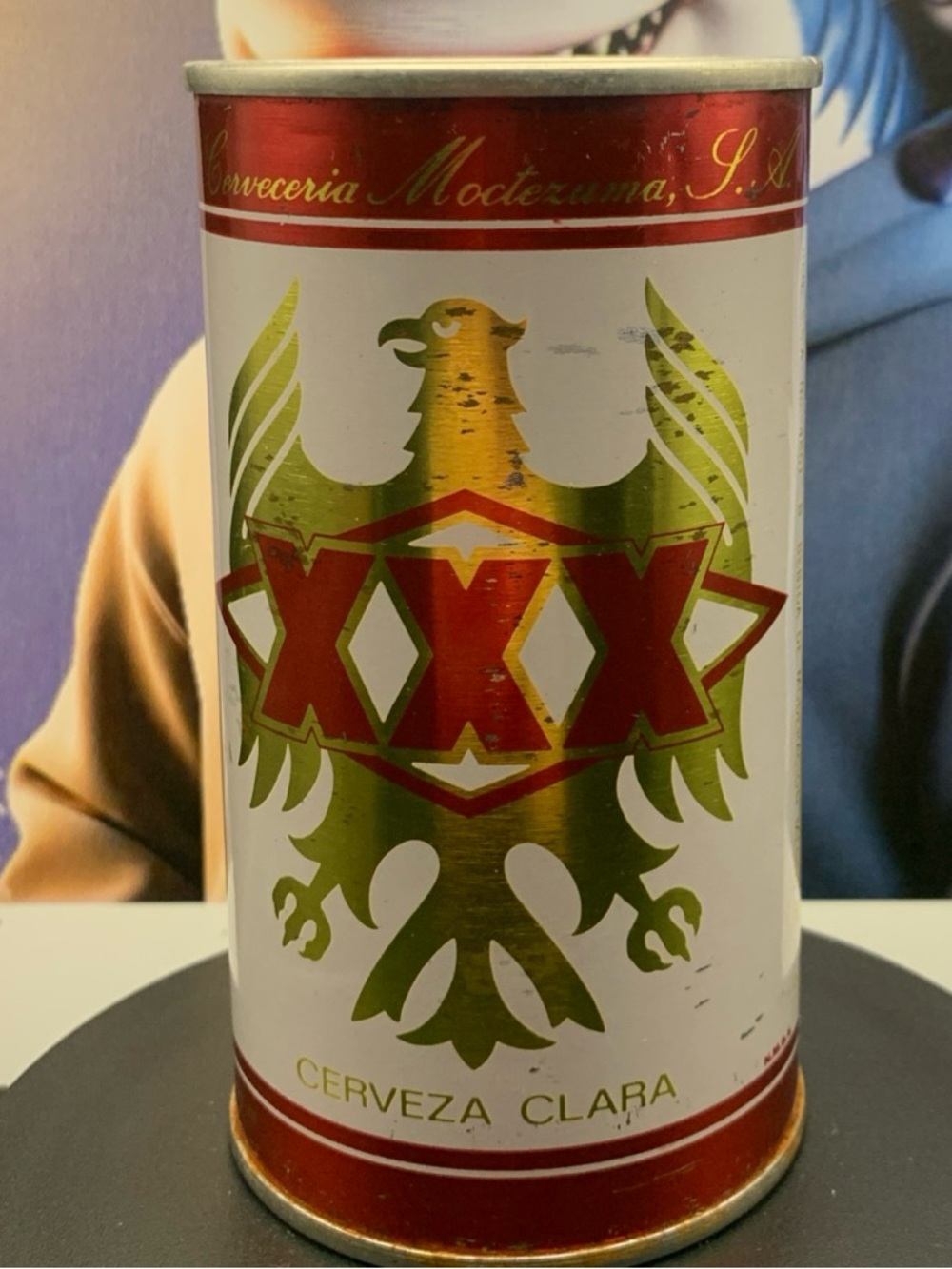 Vintage Beer Can XXX Cerveza Clara Pull Tab Empty Mexico Steel Can